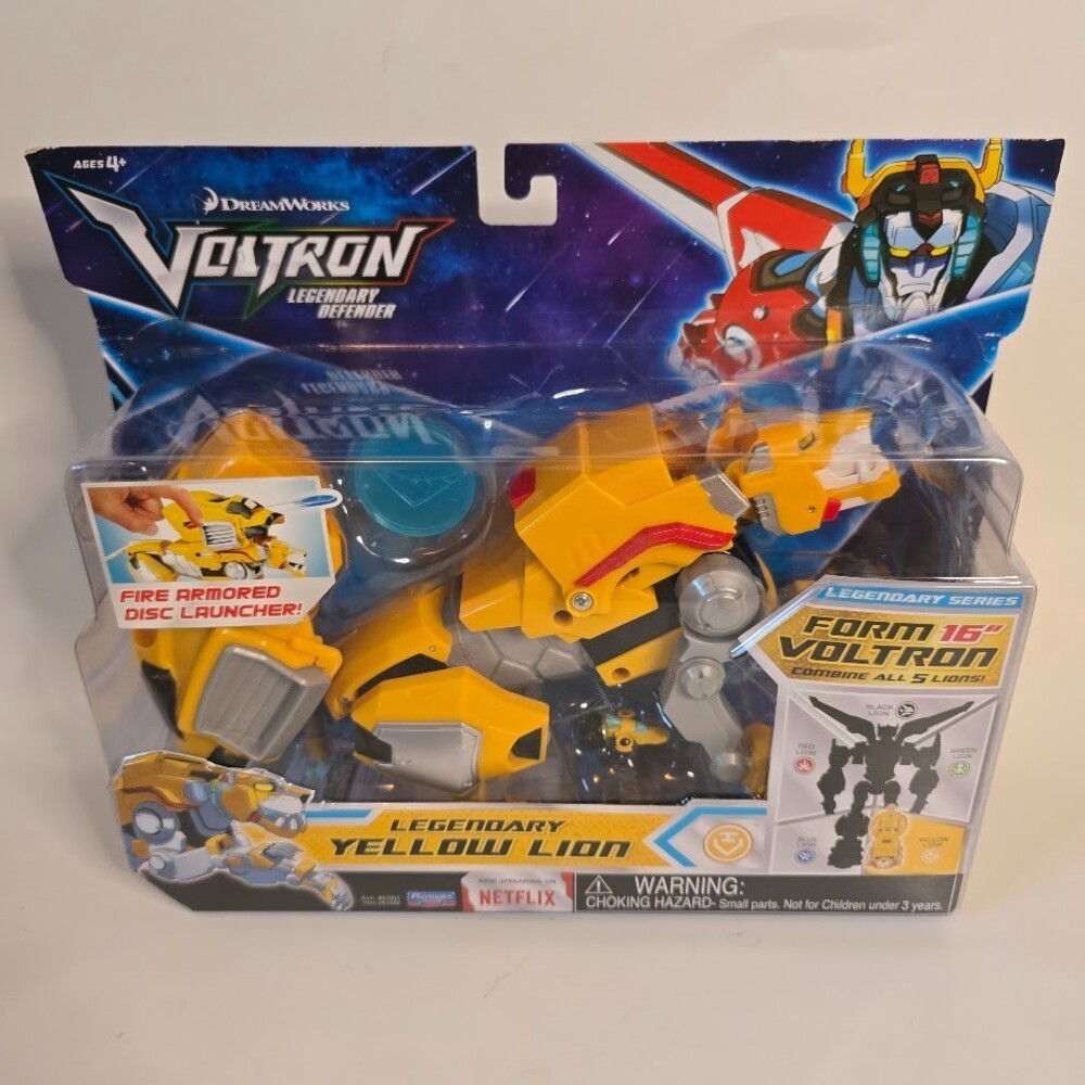 NEW 2017 Voltron Yellow Lion Legendary Defend Dream Works Action Figure Netflix